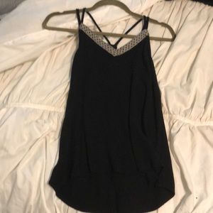 Black tank top